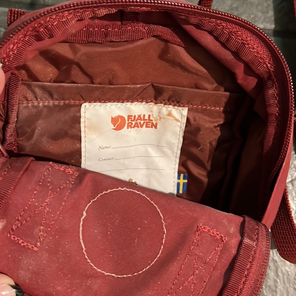 Fjallfaven Mini Backpack Maroon - image 2